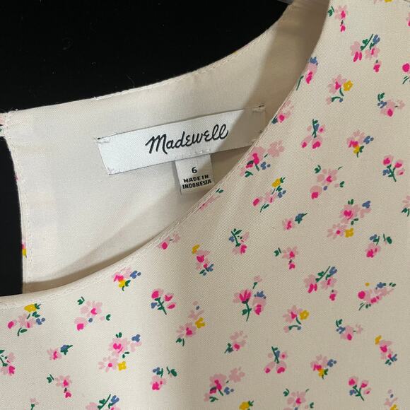 Madewell Cream Mini Dress - Picture 4 of 8